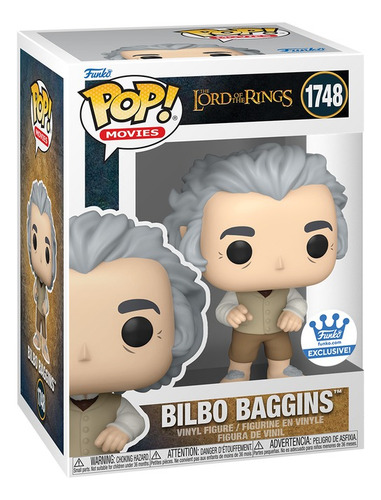 Funko Pop Movies O Senhor dos Anéis Bilbo Baggins 1748 Fs