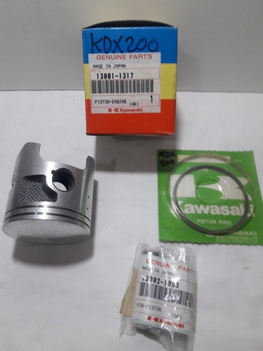 Kit Pistón Perno Aro Std Orig Kawasaki Kdx200 90/06 66mm P16