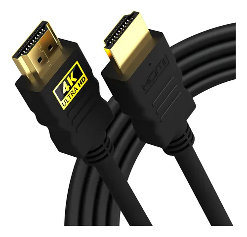 Cabo Hdmi - Cabo Hdmi 10m - 2.0 - 4k - 3d - Pino Dourado