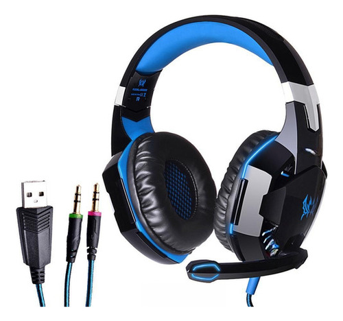 Gaming Headset Surround Stereo Diadema Auriculares Usb Led C
