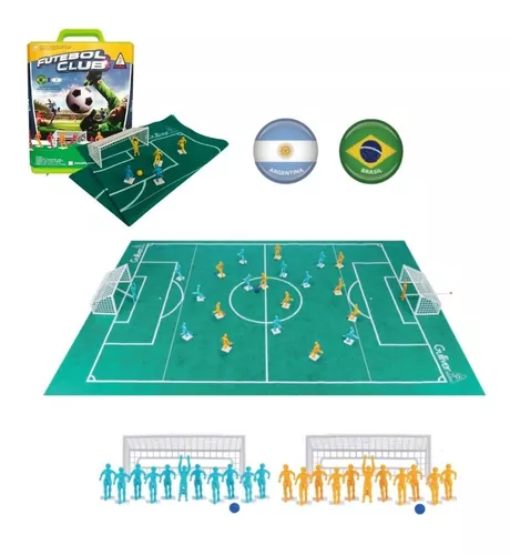 Jogo de Futebol de Botão - 2 Seleções - Brasil x Argentina - Gulliver