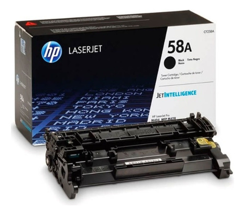 Toner Hp Cf258a (58a) L.j.p M404 Negro