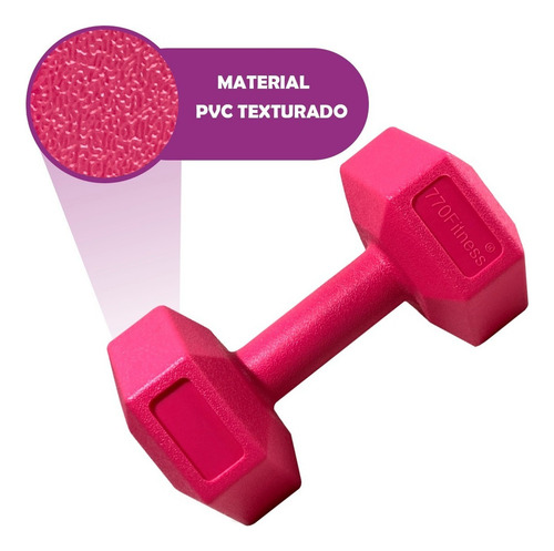 Mancuerna 3kg Diseño Calidad Pvc Gym Fabrica 770store