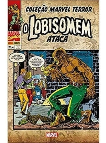 Livro Marvel Terror O Lobisomem Ataca