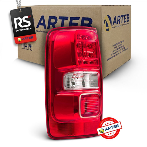 Lanterna Arteb Esquerda C/ Led Neblina Chevrolet S10 2012-16