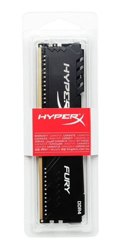 Imagen 5 de 6 de Memoria Ram Hyperx 16gb 3200mhz Ddr4 Dimm Fury Black
