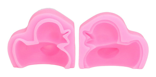 Moldes Para Fondant, 2 Unidades, Con Forma De Pato Rosa, Con