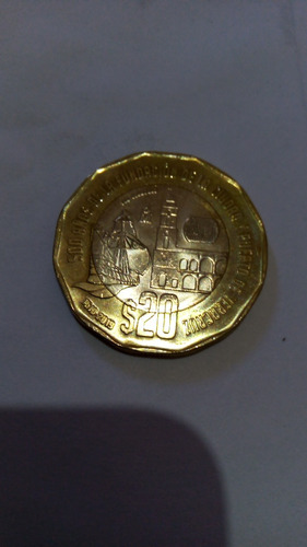 Moneda De Veinte Pesos 1519-2019 