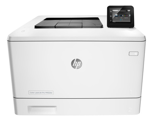 Impressora a cor função única HP LaserJet Pro M452DW com wifi branca 110V