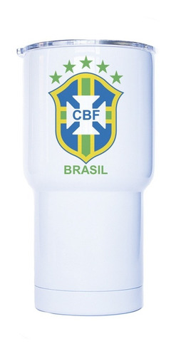 Termo Seleccion Brasil De 591ml Acero Inox