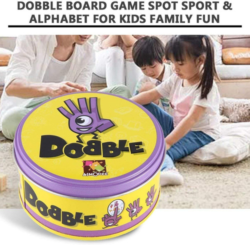 Imagen 8 de 10 de Spot It Dobble Juego De Carta De Mesa Caja 2 Pcs