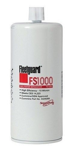 Filtro De Combustible Fleetguard Fs1000 (bf1259)