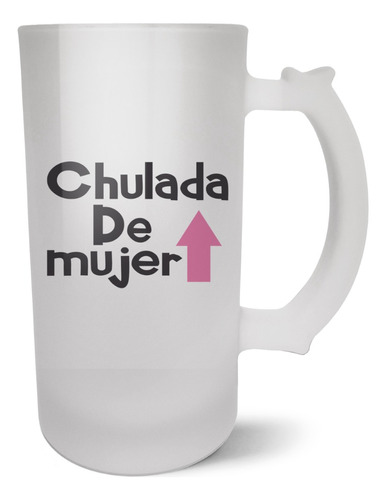 Tarro Satinado Grande Chulada De Mujer 650 Ml / 22 Oz