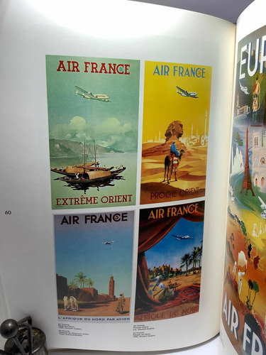 Imagen 4 de 6 de Libro Posters - 1933 - 1983 - Aero Linea Air France -