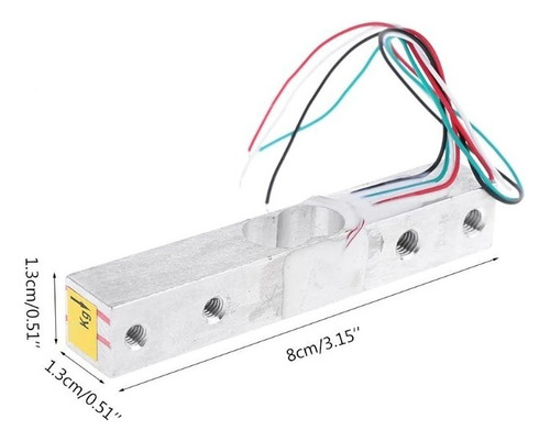 Sensor De Peso 1kg Con Amplificador Hx711 Celda Carga