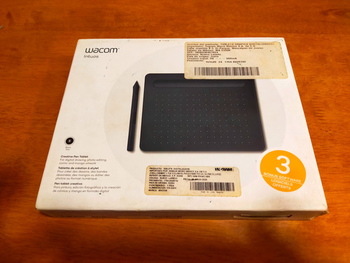 Tableta Gráfica Wacom Intuos Ctl4100 Small Color Negro (Usado)
