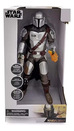 Figurita De Acción Y Con Voz The Mandalorian, De Star Wars