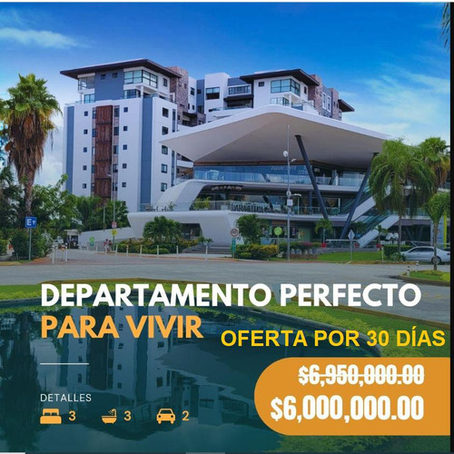 Departamento En Venta, 3 Recamaras, En Cumbres Towers Cancun