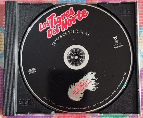 Los Tigres Del Norte Cd Temas De Películas Ñ Estándar (Usado)