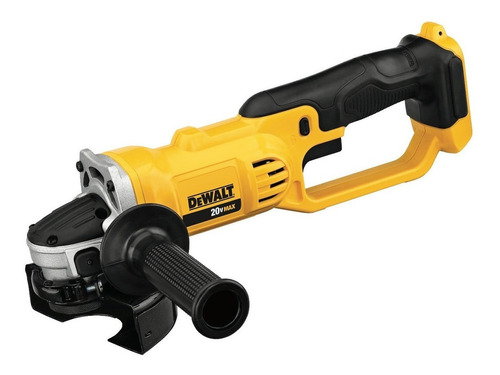 Esmeriladora angular inalámbrica DeWalt 20V MAX DCG412B color amarillo 405 W + accesorio