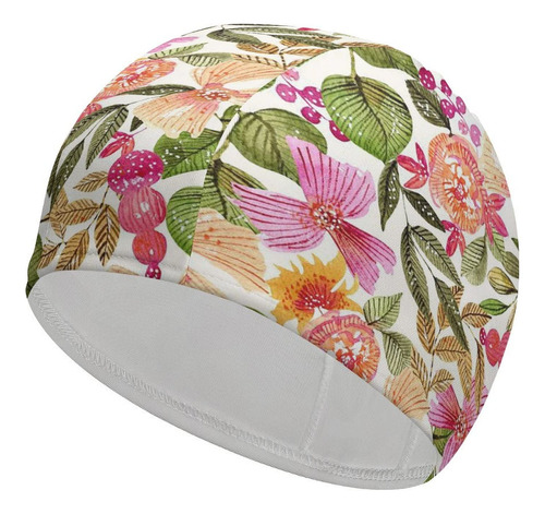 Gorra Natacion Floral Para Mujer Niña Estampado Estetico