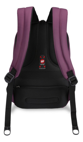 Mochila Tigernu Ejecutiva Para Notebook Morado T-b3032c