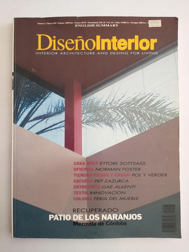 Revista Diseño Interior Marzo 1991 Patio De Los Naranjos