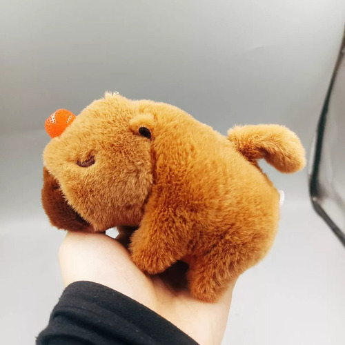 Muñeco Capibara, Juguete De Peluche, Mochila Colgante, Cola