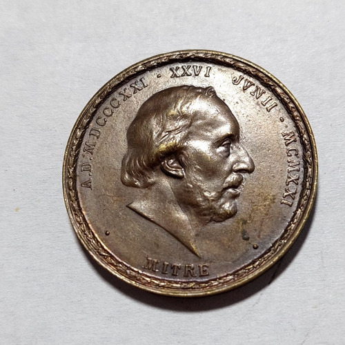 Medalla El Sembrador Mitre Año 1921 - Dimetro 30 Mm - 1251