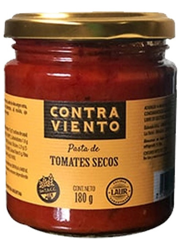 Pasta De Tomates Secos Contraviento X180grms 