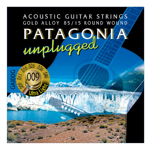 Encordado Patagonia Ga100g 009 046 Gold 85/15 G Acustica