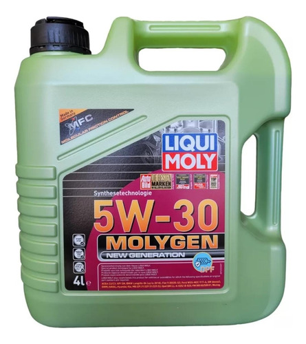 Aceite Liqui Moly Molygen 5w30 4 Litros Gasolina Y Diésel