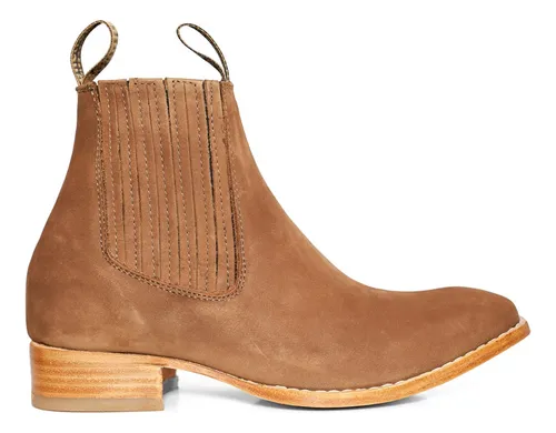 Botines punta cuadrada hombre sale