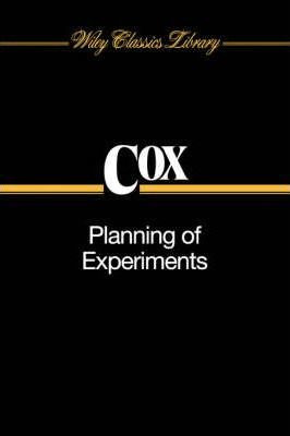 Libro Planning Of Experiments - D. R. Cox