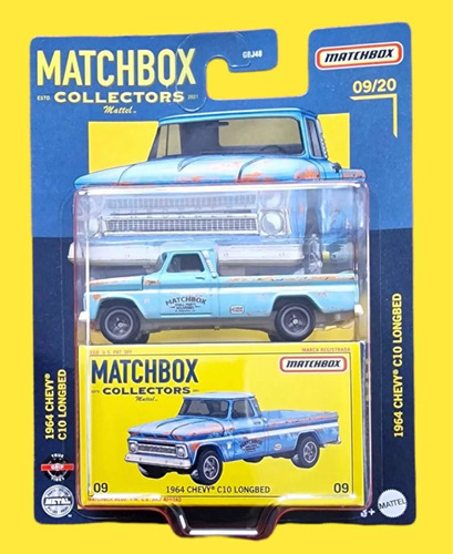 Matchbox Collectors 1964 Chevy C10 Longed Blue