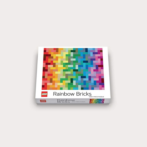 1000 Piezas Rainbow Bricks Arcoiris Bloques