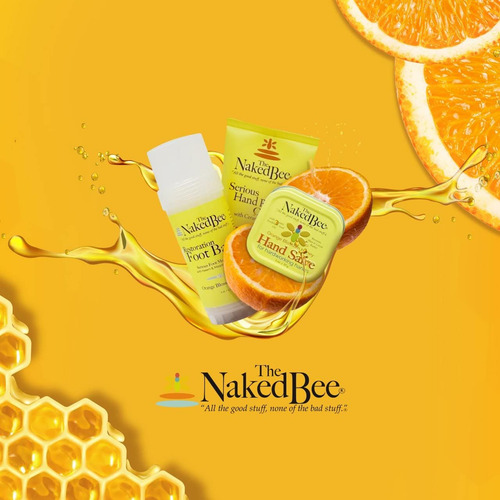 The Naked Bee Orange Popsicle Giggles Not Tears Espuma Shamp