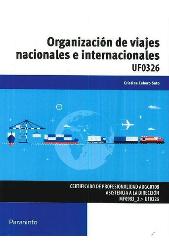 Libro Organización De Viajes Nacionales E Internacionales De