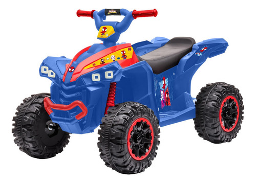 Mini Quadriciclo Elétrico Infantil Spidey Disney Marvel Cor Azul Voltagem Do Carregador 110v/220v