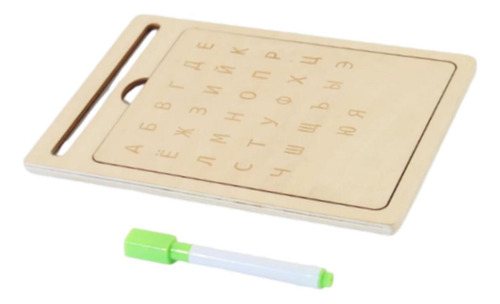 Tablero De Rastreo De Letras De Madera, Herramienta De