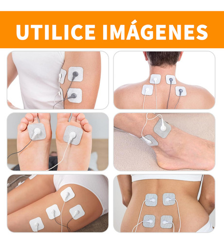 Marca Jarnotix® 8pz Electrodos Pads Para Beurer Em 41 Em 49 Em 80 Tens Ems