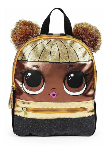 L.o.l. Surprise Gold Mini Backpack |10x8x3 Inches