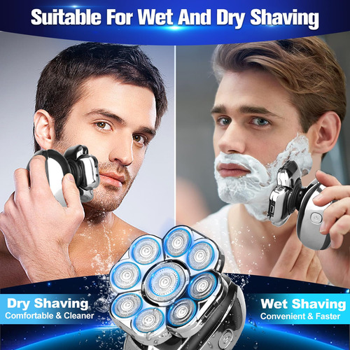 Electric Razor Softula 9d Head Shavers For Bald Men