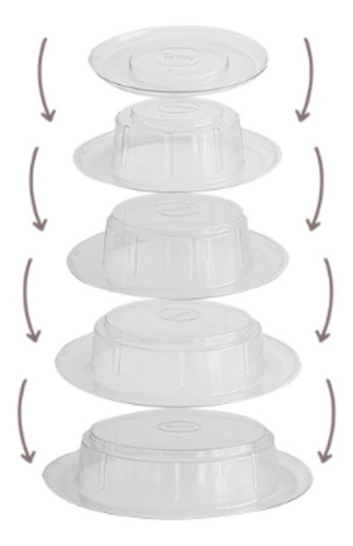 Imagen 3 de 8 de Soporte Exhibidor Torre Para Macarons Desmontable Parpen