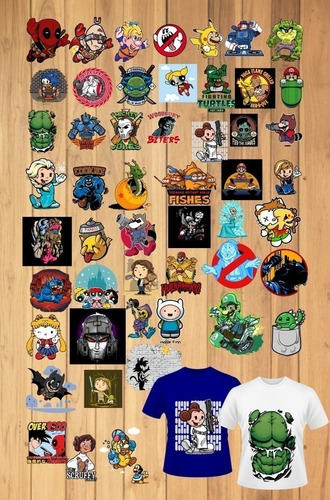 Vectores Para Polera Sublimacion Estampado Serigrafia Vol1