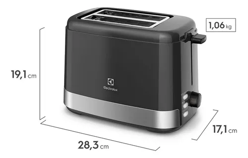Tostadora Eléctrica Electrolux Inox Ets10 8 Niveles