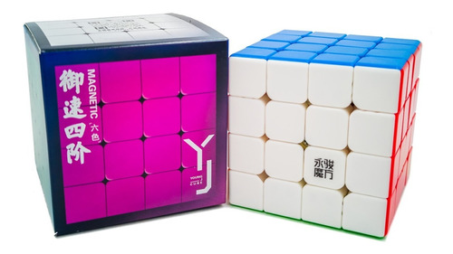 Cubo Rubik Yj Yusu 4x4 V2 Magnético Original + Regalo