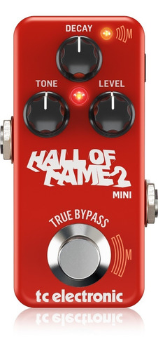 Pedal De Efecto Tc Electronic Hall Of Fame 2 Mini Reverb