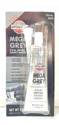 Silgris5 Silicon Gris Mega Grey Original Alta Temperatura *