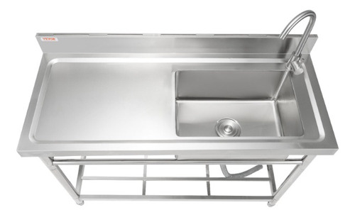 Lavaplatos Cocina Fregadero Ranura Derecha 39x19x37 PuLG